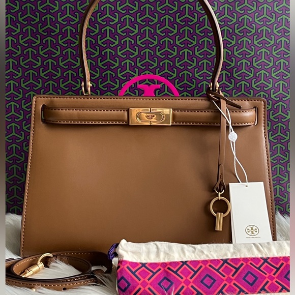 💰SOLD - 55814 - Tory Burch Lee Radziwill Small Satchel - Picture 13 of 16